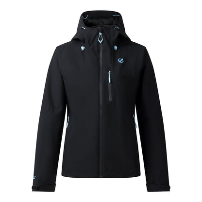 Black - Front - Dare 2B Womens-Ladies Torrek III Logo Jacket