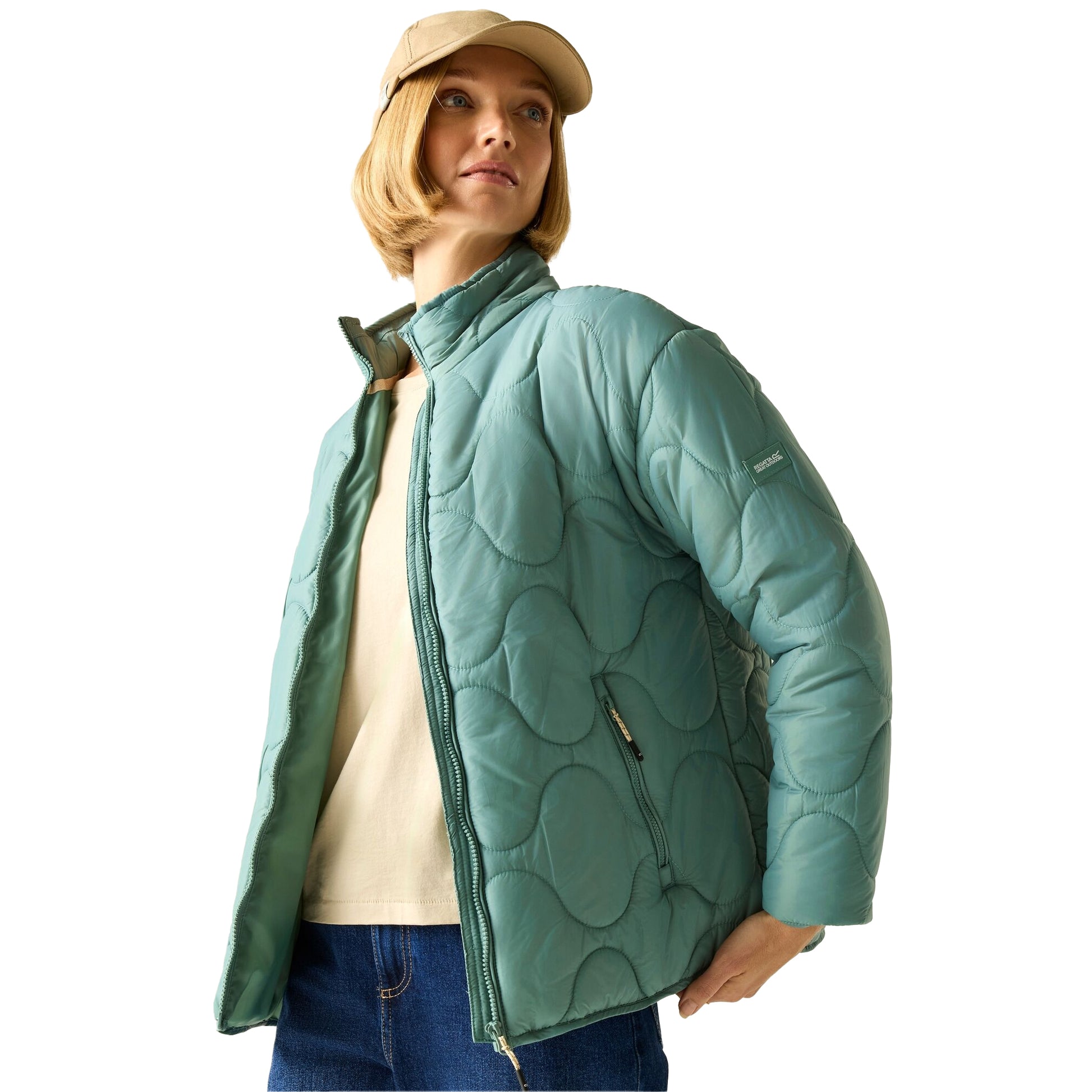 Ivy Moss - Lifestyle - Regatta Womens-Ladies Carlotte Quilted Padded Jacket