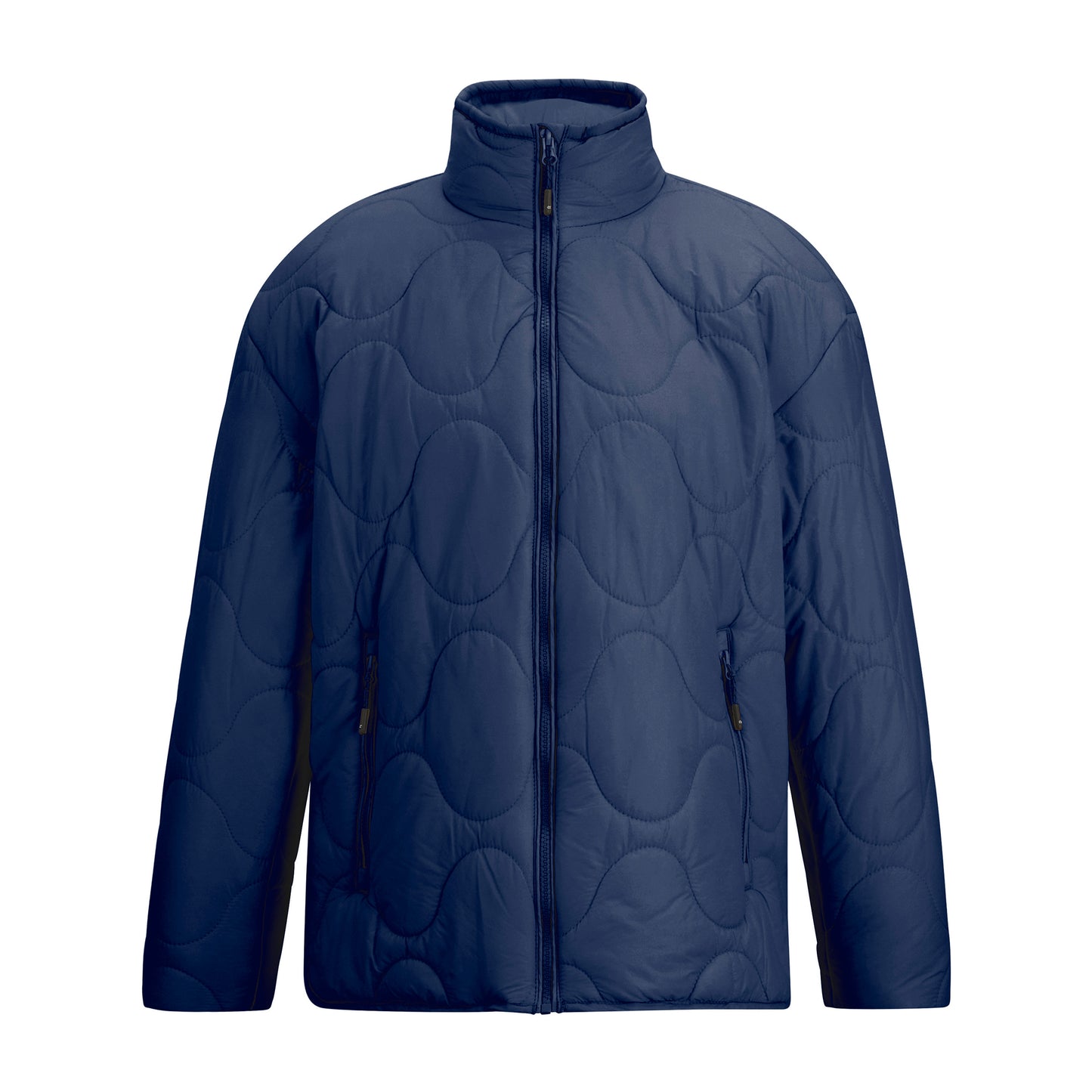 Navy - Front - Regatta Womens-Ladies Carlotte Quilted Padded Jacket