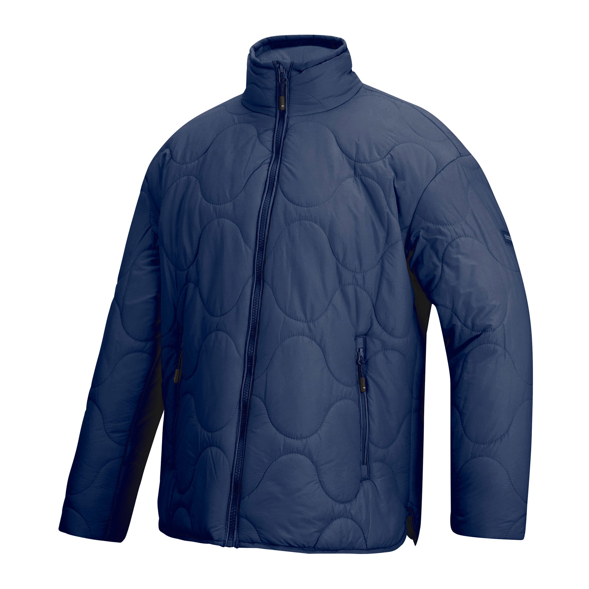 Navy - Side - Regatta Womens-Ladies Carlotte Quilted Padded Jacket