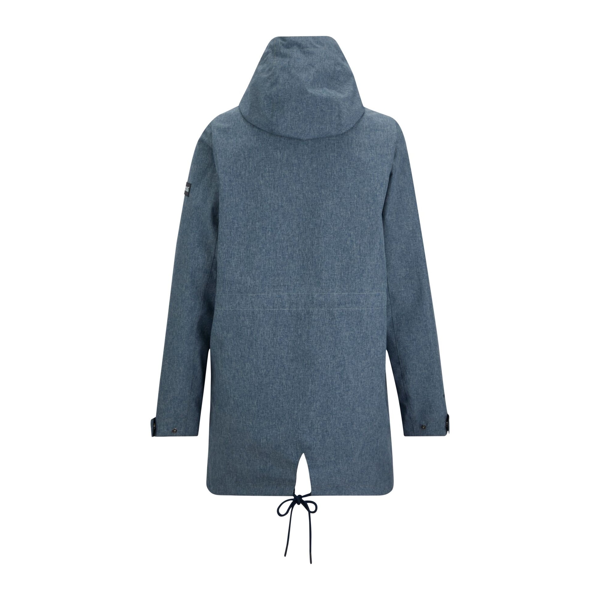 Chambray-Dark Denim - Back - Regatta Womens-Ladies Norana Waterproof Jacket