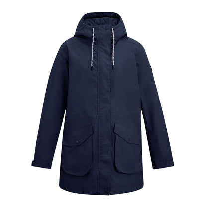 Navy - Front - Regatta Womens-Ladies Norana Waterproof Jacket