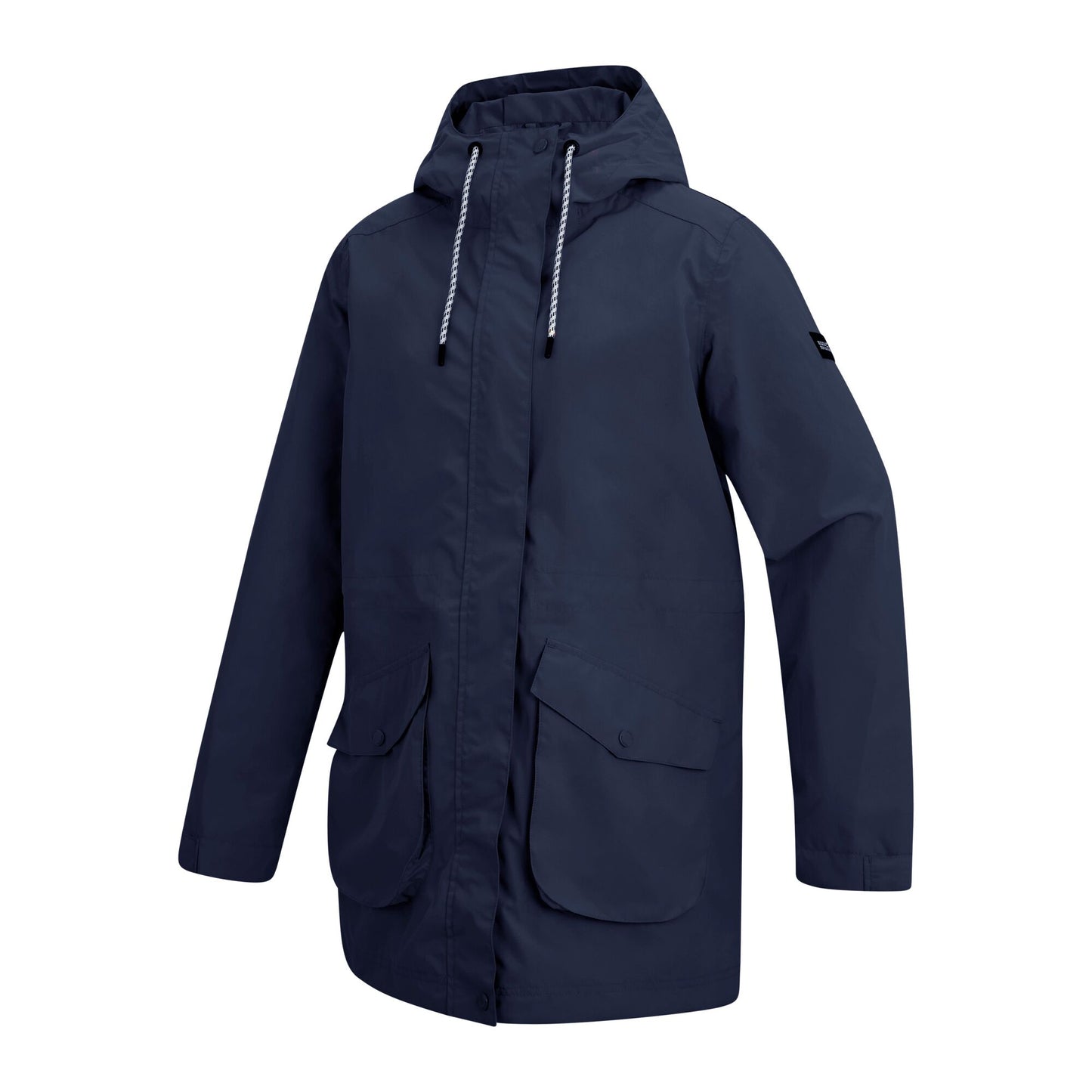 Navy - Side - Regatta Womens-Ladies Norana Waterproof Jacket