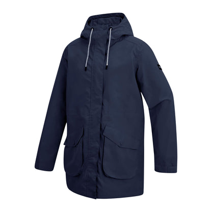 Navy - Side - Regatta Womens-Ladies Norana Waterproof Jacket