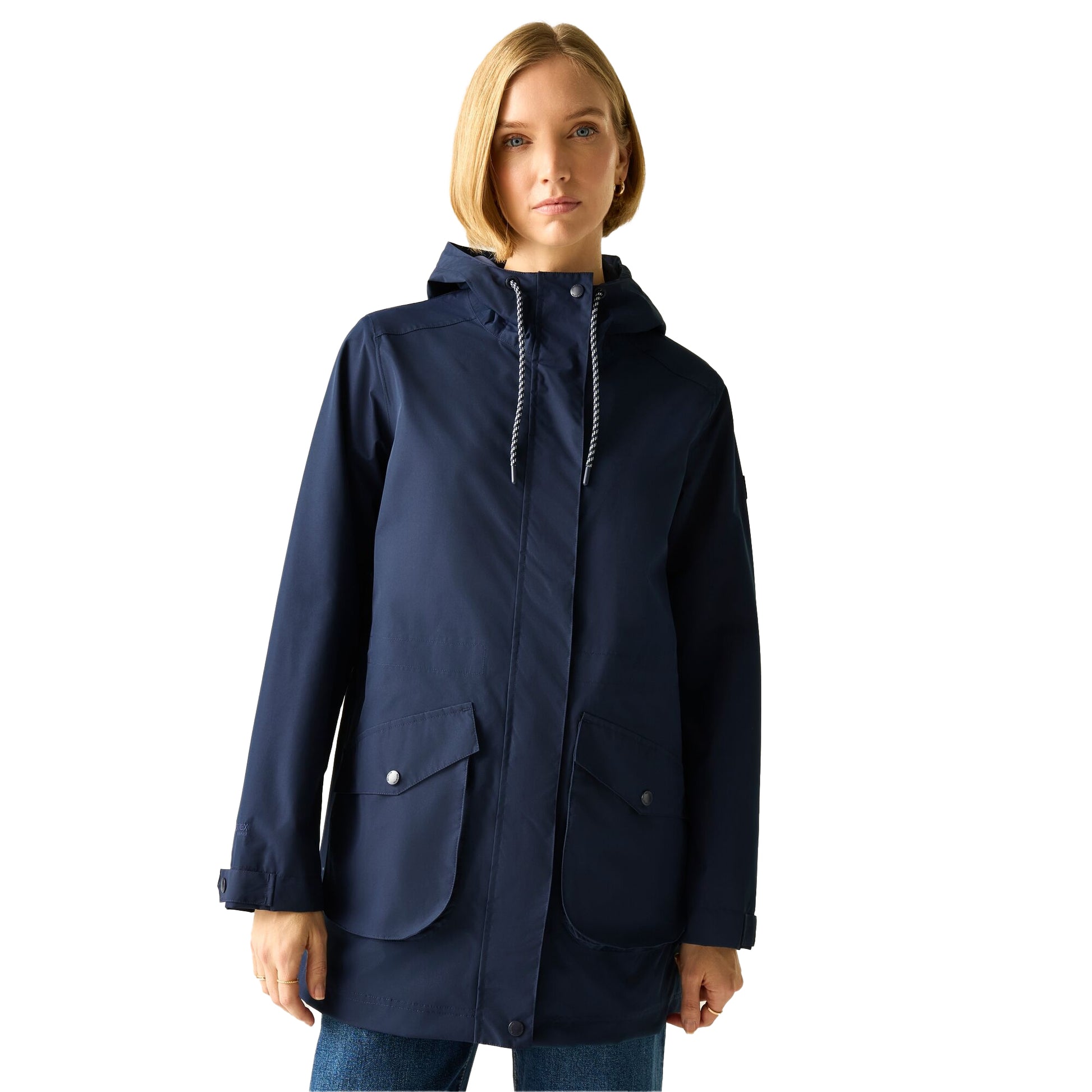 Navy - Lifestyle - Regatta Womens-Ladies Norana Waterproof Jacket