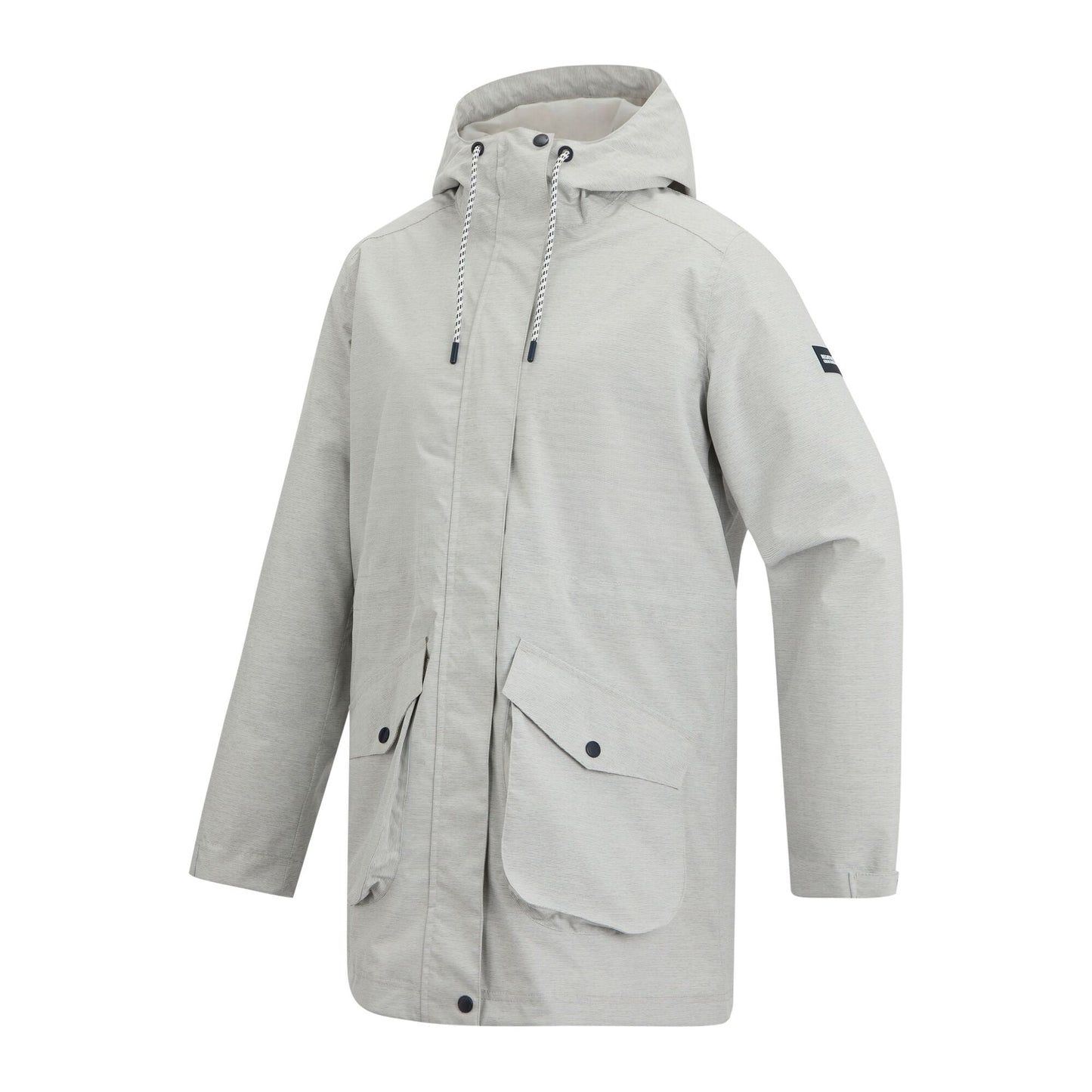 Drizzle Grey - Side - Regatta Womens-Ladies Norana Waterproof Jacket