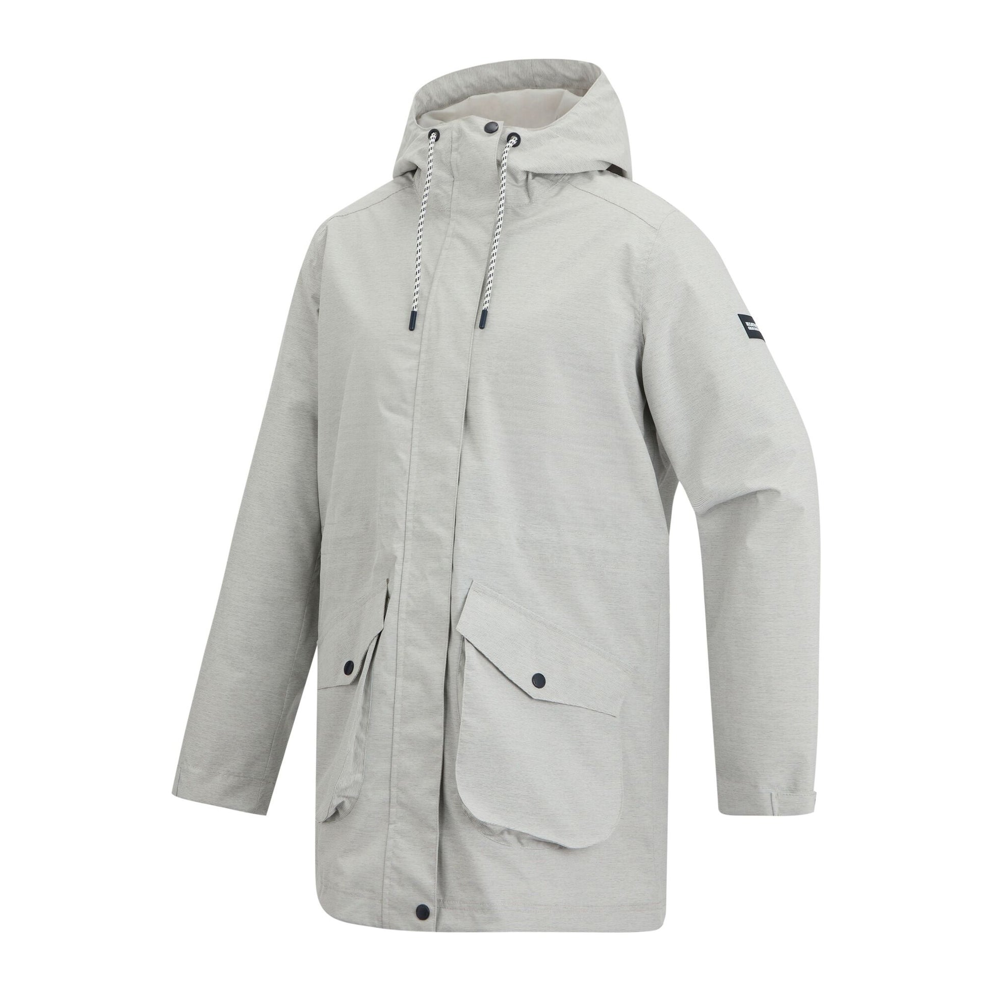 Drizzle Grey - Side - Regatta Womens-Ladies Norana Waterproof Jacket