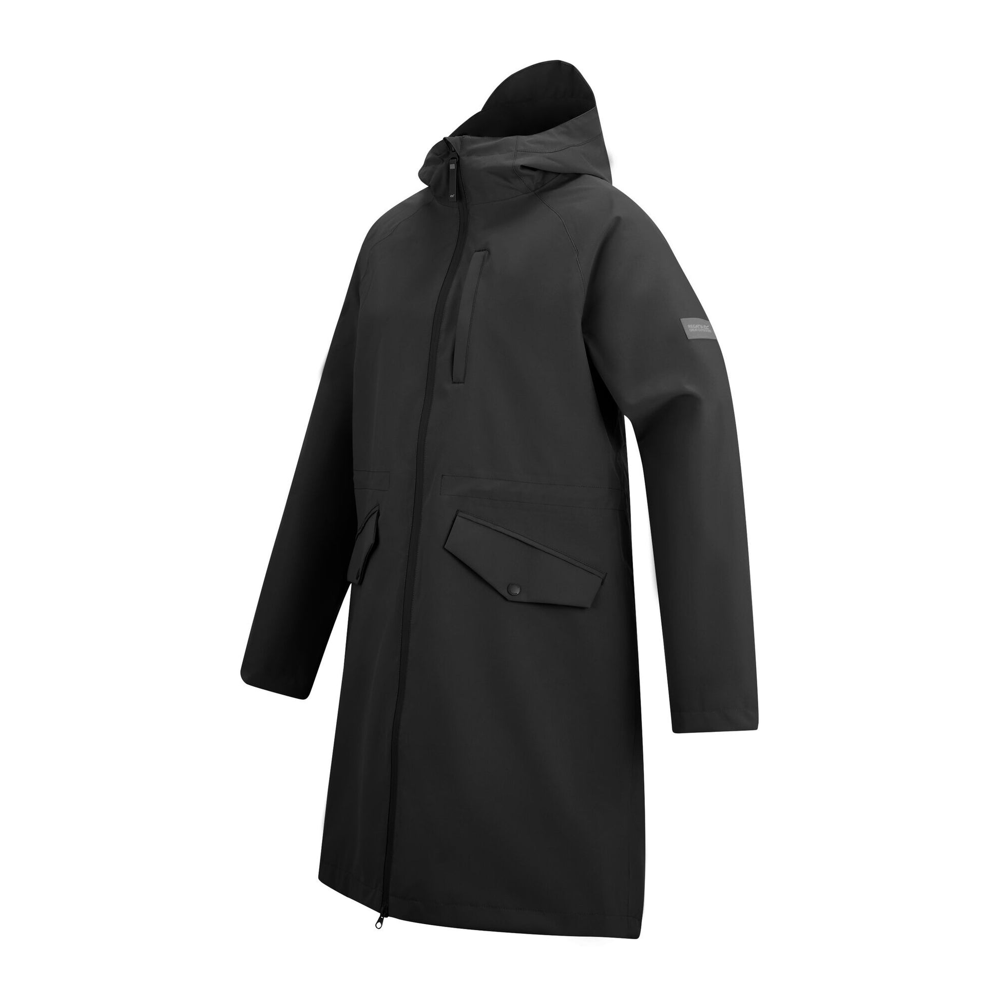 Black - Side - Regatta Womens-Ladies Levita Waterproof Jacket