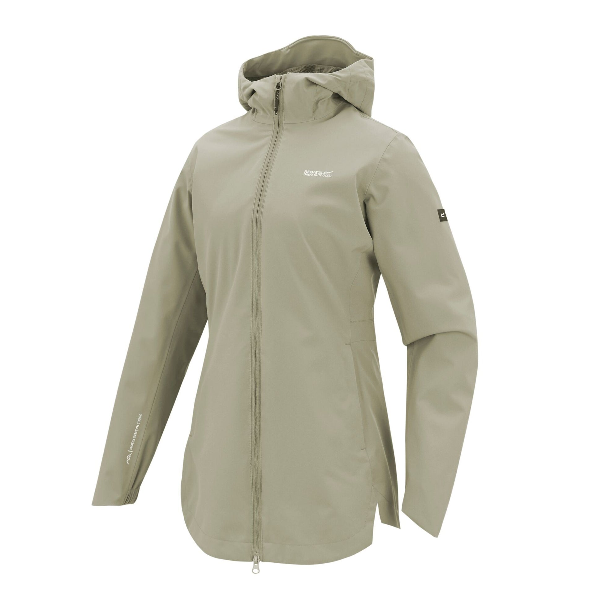 Parchment - Side - Regatta Womens-Ladies Natalina Waterproof Jacket