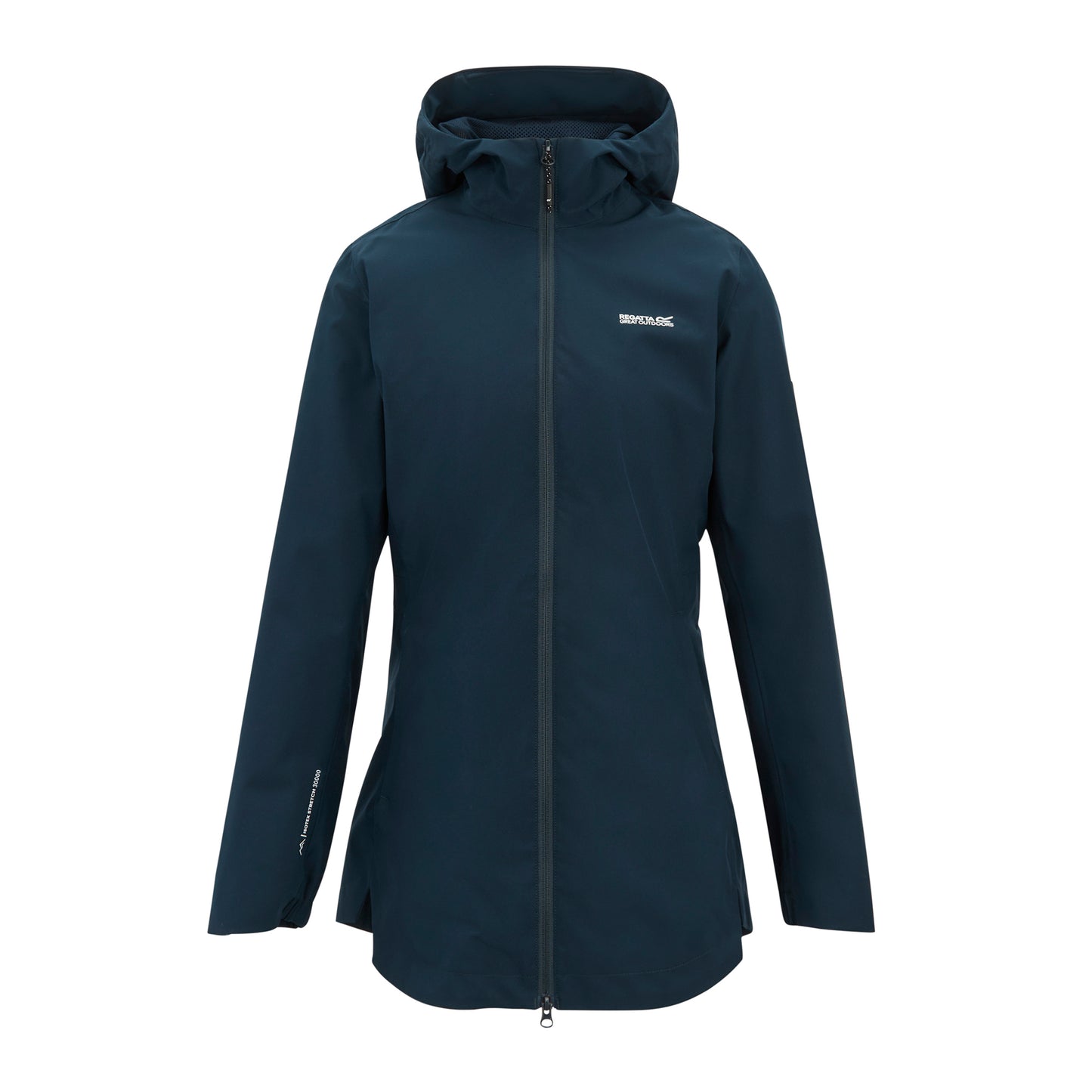 Navy - Front - Regatta Womens-Ladies Natalina Waterproof Jacket