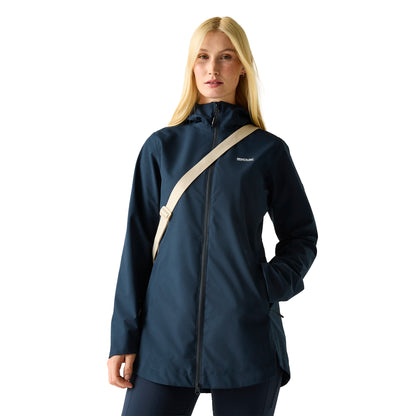 Navy - Lifestyle - Regatta Womens-Ladies Natalina Waterproof Jacket