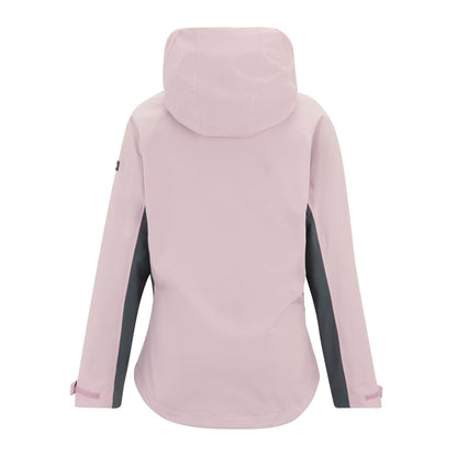 Powder Lilac-Dark Storm - Back - Regatta Womens-Ladies Frina Waterproof Jacket