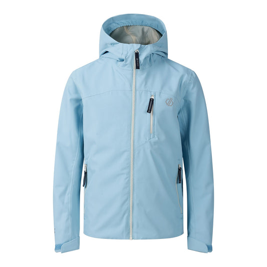 Nordic Blue - Front - Dare 2B Childrens-Kids Switch Out Waterproof Jacket