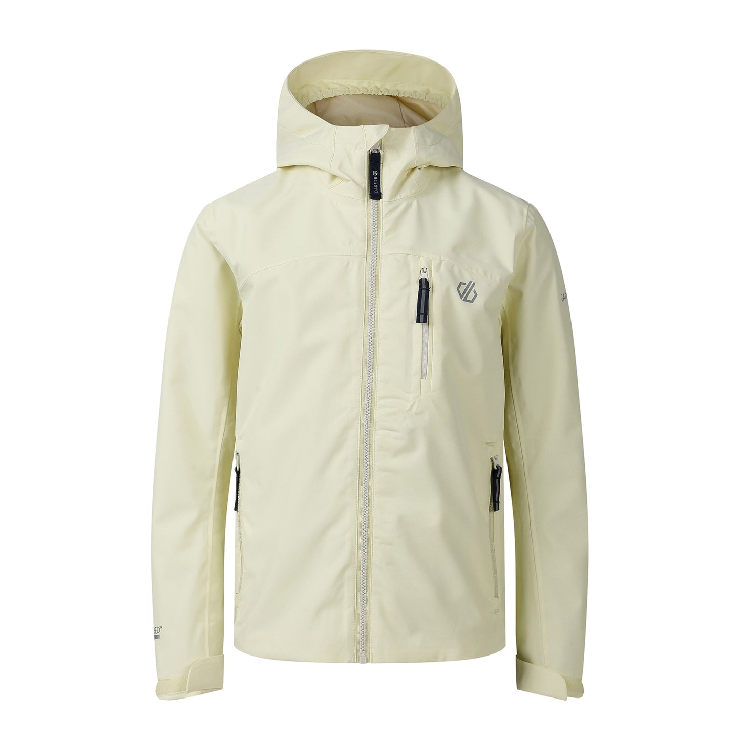 Wax Yellow - Front - Dare 2B Childrens-Kids Switch Out Waterproof Jacket