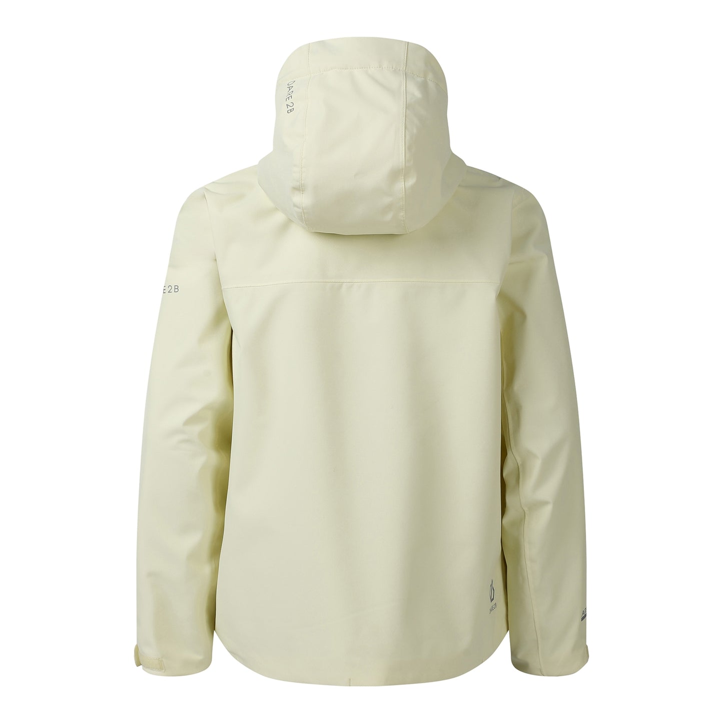Wax Yellow - Back - Dare 2B Childrens-Kids Switch Out Waterproof Jacket
