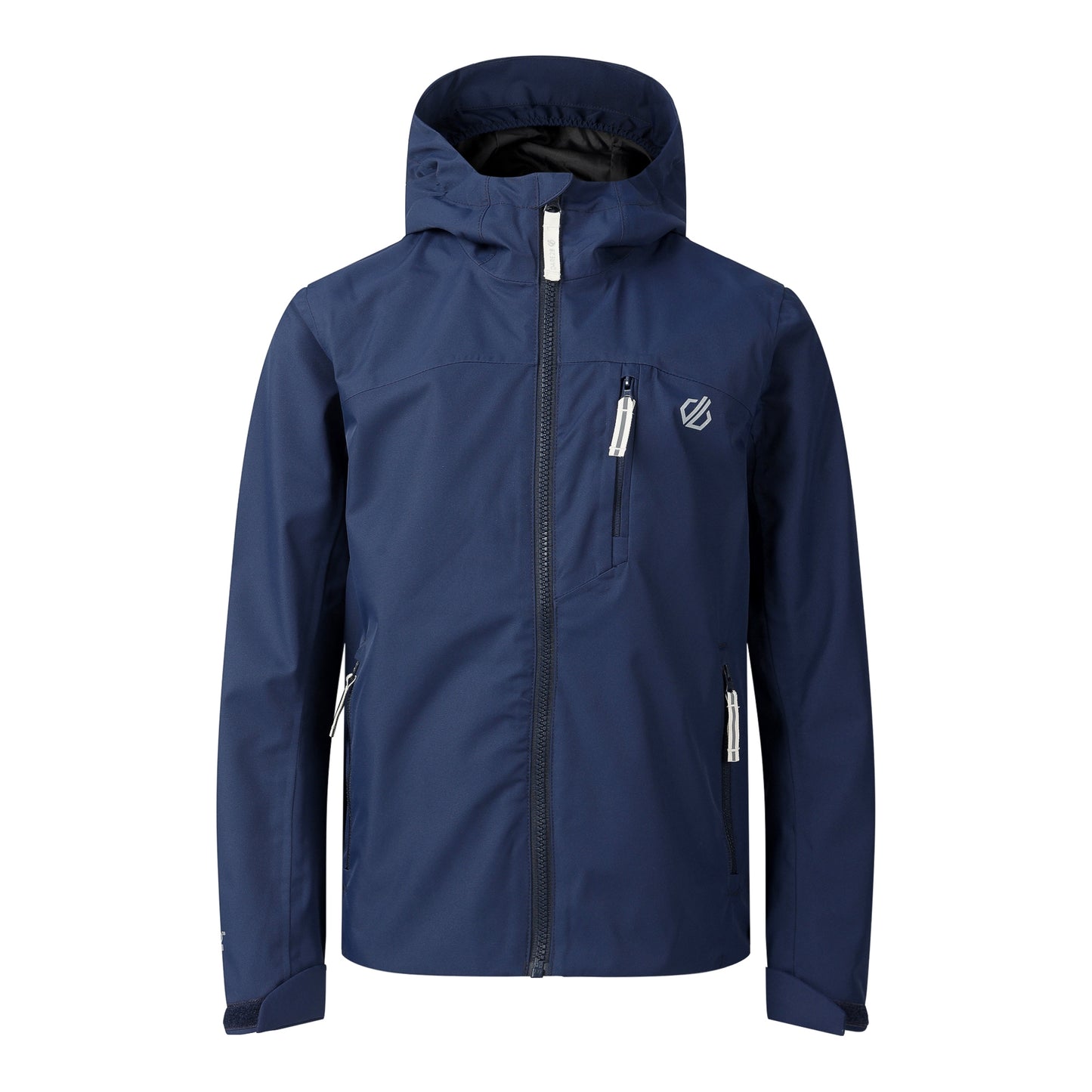Navy - Front - Dare 2B Childrens-Kids Switch Out Waterproof Jacket