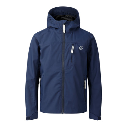 Navy - Front - Dare 2B Childrens-Kids Switch Out Waterproof Jacket