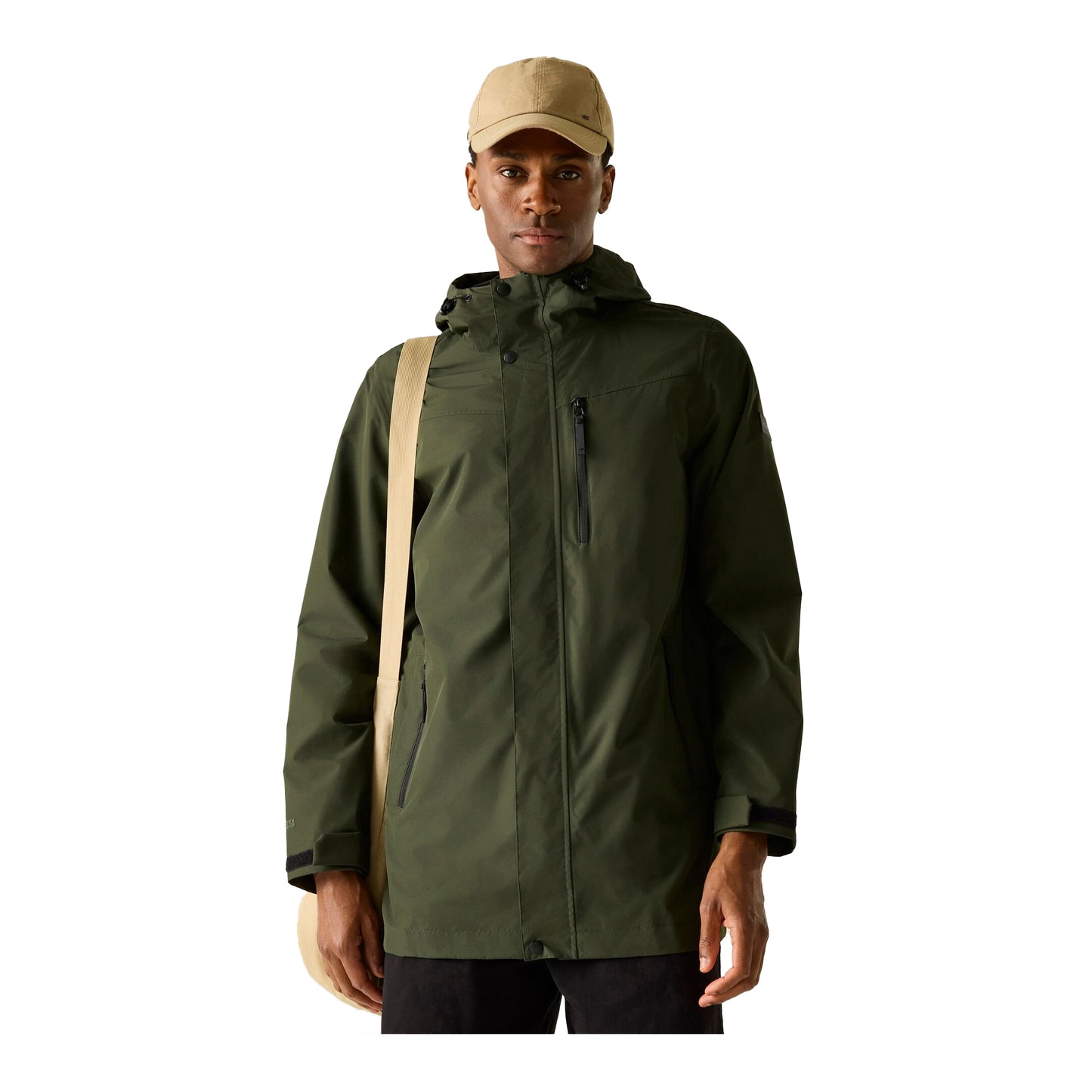 Dark Khaki - Lifestyle - Regatta Mens Daledon Waterproof Shell Jacket