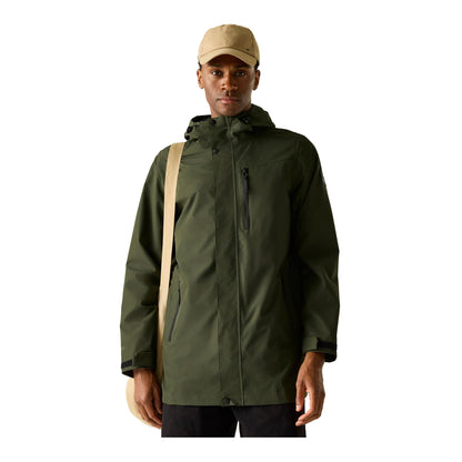 Dark Khaki - Lifestyle - Regatta Mens Daledon Waterproof Shell Jacket