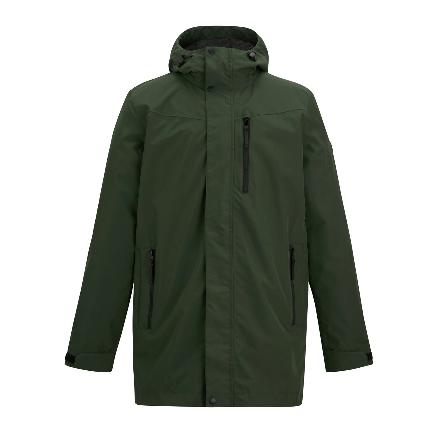 Dark Khaki - Front - Regatta Mens Daledon Waterproof Shell Jacket