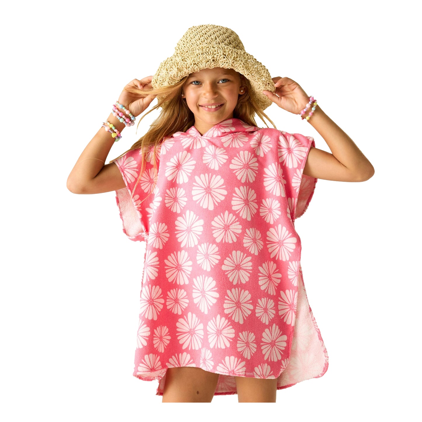 Pink Haze - Lifestyle - Regatta Childrens-Kids Petal Hooded Towel