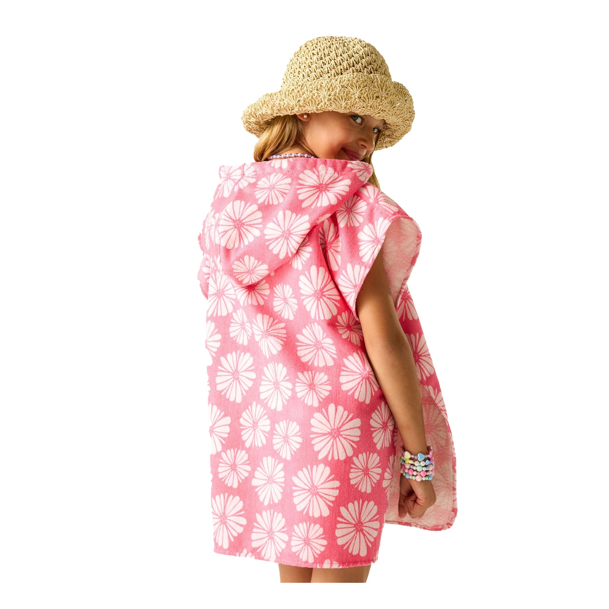 Pink Haze - Pack Shot - Regatta Childrens-Kids Petal Hooded Towel