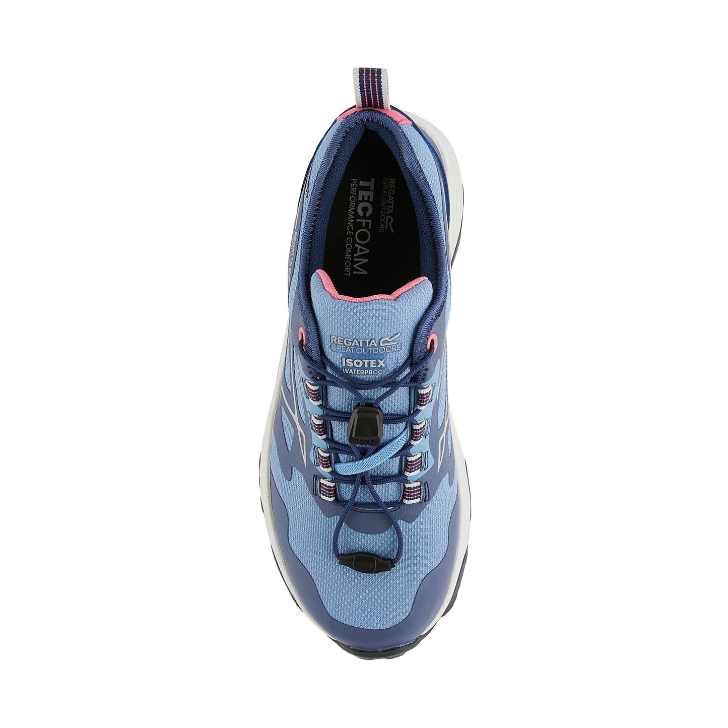 Washed Denim-Aviator Blue - Lifestyle - Regatta Womens-Ladies Blaze II Waterproof Trainers