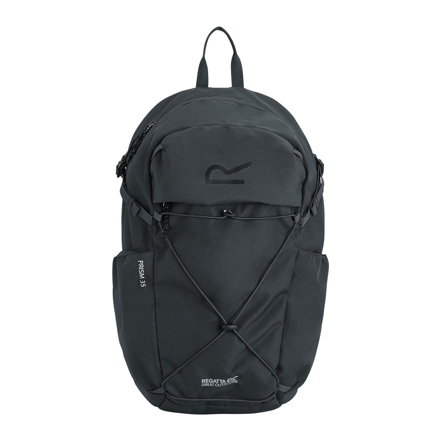 Ash - Front - Regatta Prism Bungee 35L Backpack