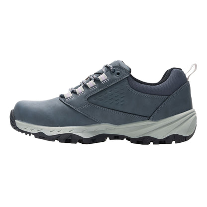 Storm Grey-Powder Lilac - Side - Regatta Womens-Ladies Amble Synthetic Leather Waterproof Walking Shoes