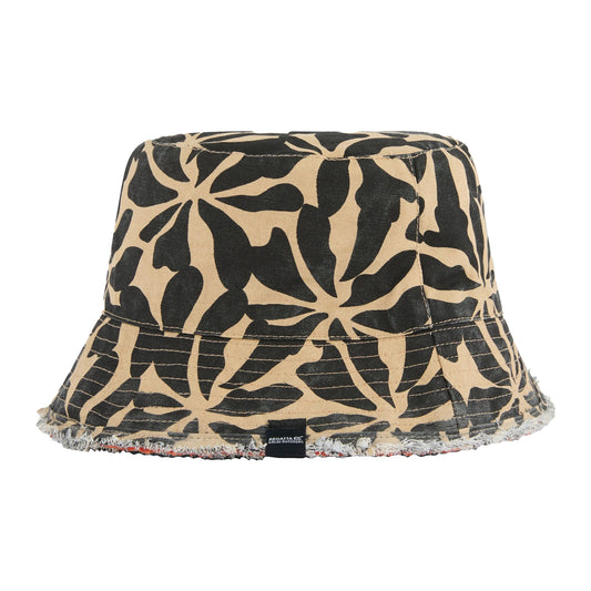 Tangerine Tango - Front - Regatta Womens-Ladies Floral Reversible Bucket Hat