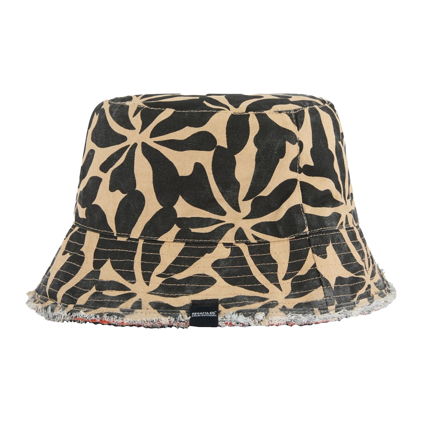 Tangerine Tango - Front - Regatta Womens-Ladies Floral Reversible Bucket Hat