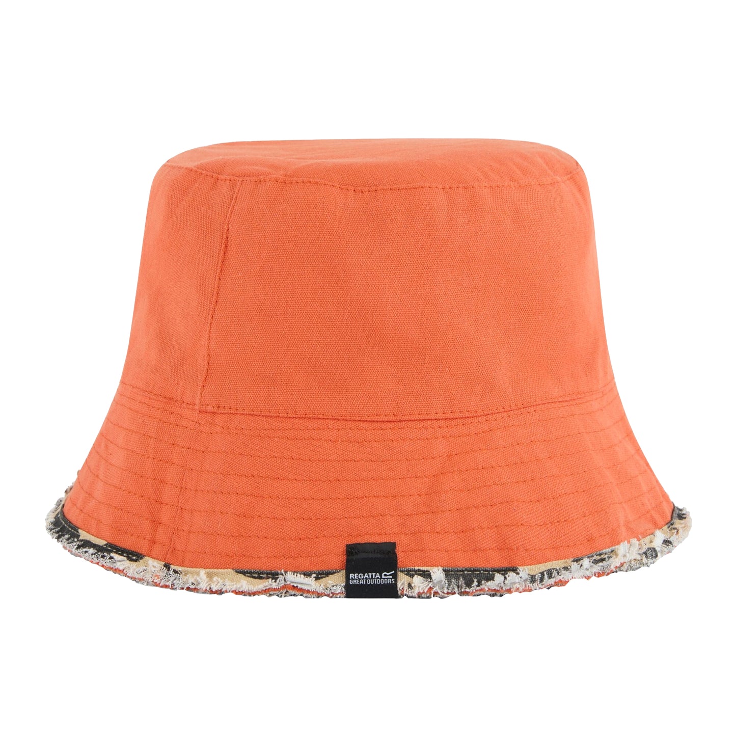 Tangerine Tango - Side - Regatta Womens-Ladies Floral Reversible Bucket Hat