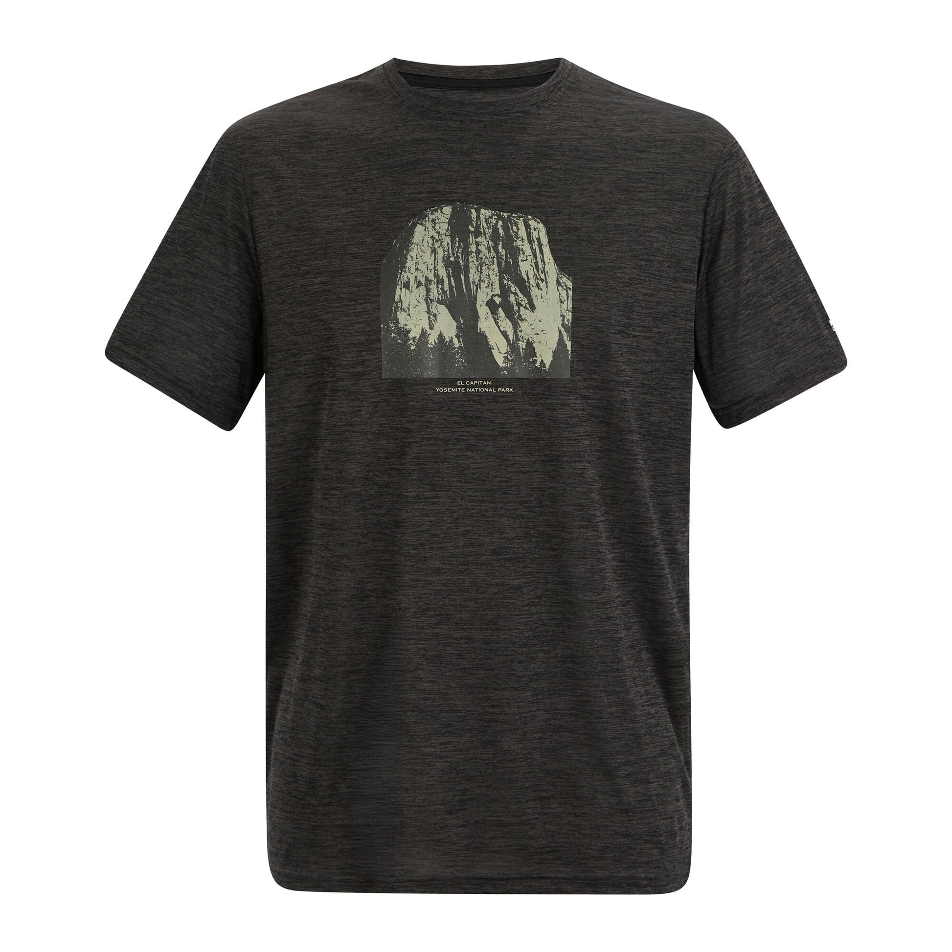 Ash Marl - Front - Regatta Mens Fingal Rock T-Shirt