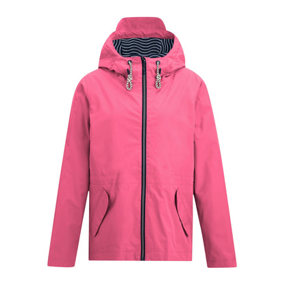 Pink Lemonade - Front - Regatta Womens-Ladies Bayletta Grid Distress Waterproof Jacket