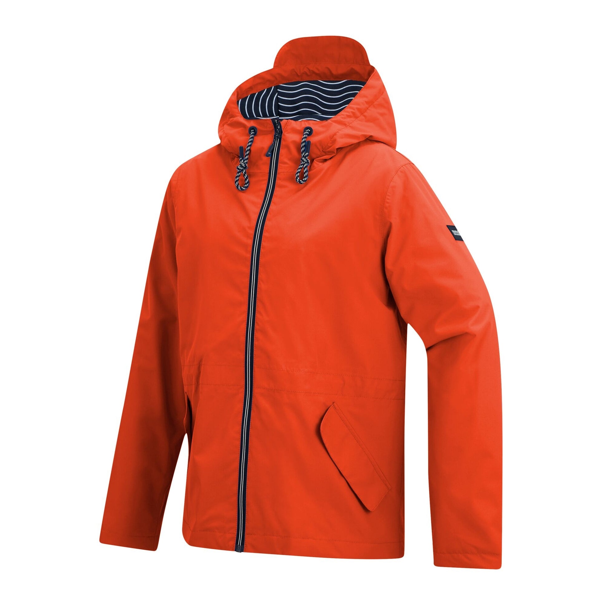 Tangerine Tango - Side - Regatta Womens-Ladies Bayletta Grid Distress Waterproof Jacket
