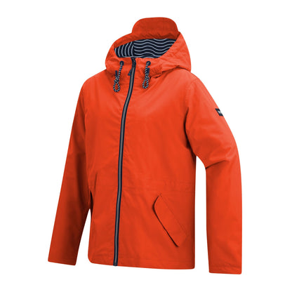 Tangerine Tango - Side - Regatta Womens-Ladies Bayletta Grid Distress Waterproof Jacket