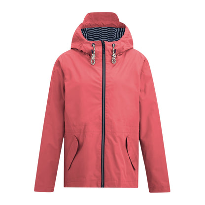 Slate Rose - Front - Regatta Womens-Ladies Bayletta Grid Distress Waterproof Jacket