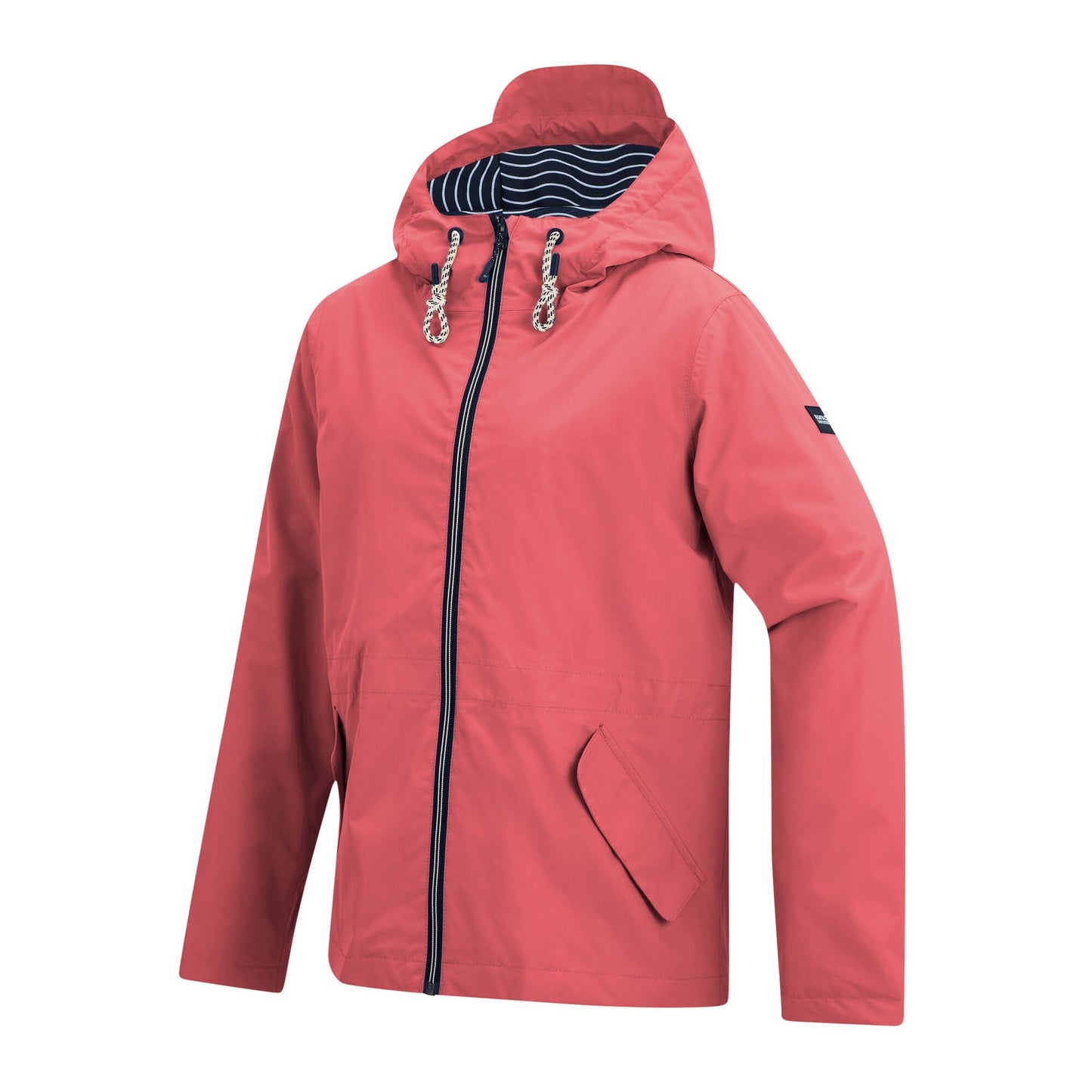 Slate Rose - Side - Regatta Womens-Ladies Bayletta Grid Distress Waterproof Jacket