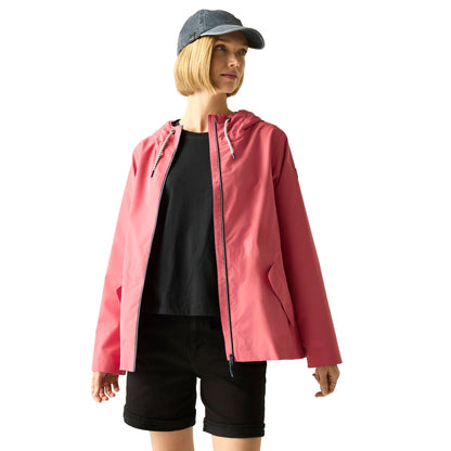 Slate Rose - Lifestyle - Regatta Womens-Ladies Bayletta Grid Distress Waterproof Jacket