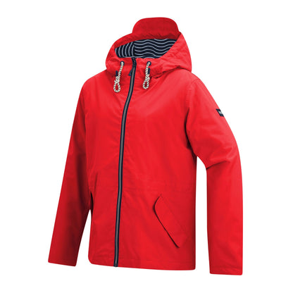 High Risk Red - Side - Regatta Womens-Ladies Bayletta Grid Distress Waterproof Jacket