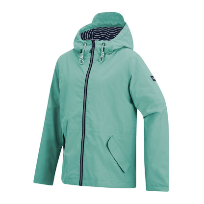 Ivy Moss - Side - Regatta Womens-Ladies Bayletta Grid Distress Waterproof Jacket