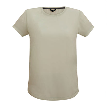 Parchment - Front - Regatta Womens-Ladies Mindo Insect Repellent Short-Sleeved T-Shirt