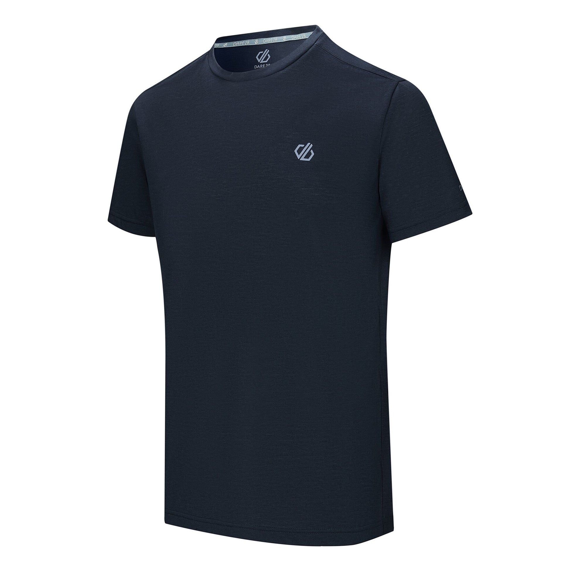 Navy - Side - Dare 2B Mens Agile Short-Sleeved T-Shirt