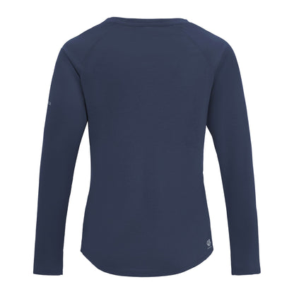 Navy - Back - Dare 2B Womens-Ladies Serenity Long-Sleeved T-Shirt
