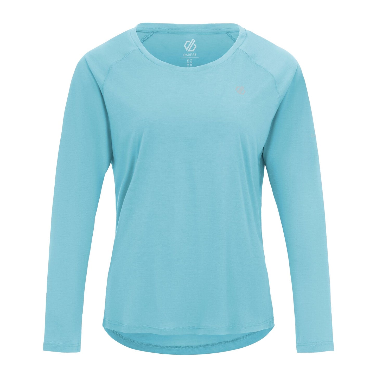 Nordic Blue - Front - Dare 2B Womens-Ladies Serenity Long-Sleeved T-Shirt
