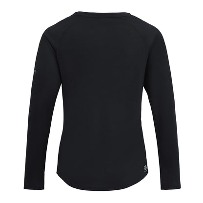 Black - Back - Dare 2B Womens-Ladies Serenity Long-Sleeved T-Shirt