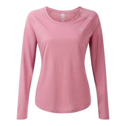 Dusty Orchid - Front - Dare 2B Womens-Ladies Serenity Long-Sleeved T-Shirt