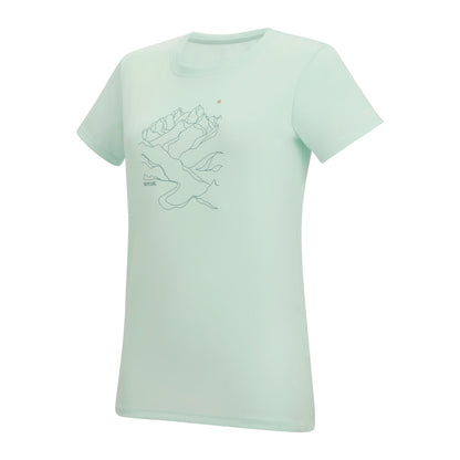 Mist - Side - Regatta Womens-Ladies Fingal Line Art T-Shirt