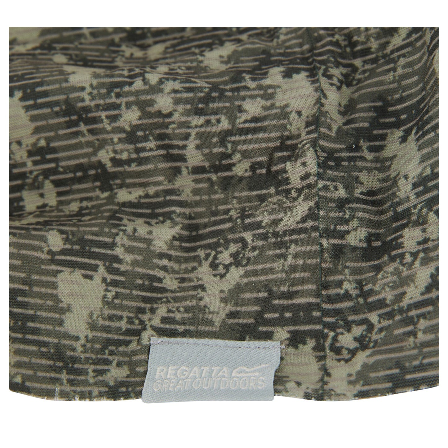 Dark Khaki-Light Sage - Back - Regatta Unisex Adult Multitube II Camo Scarf