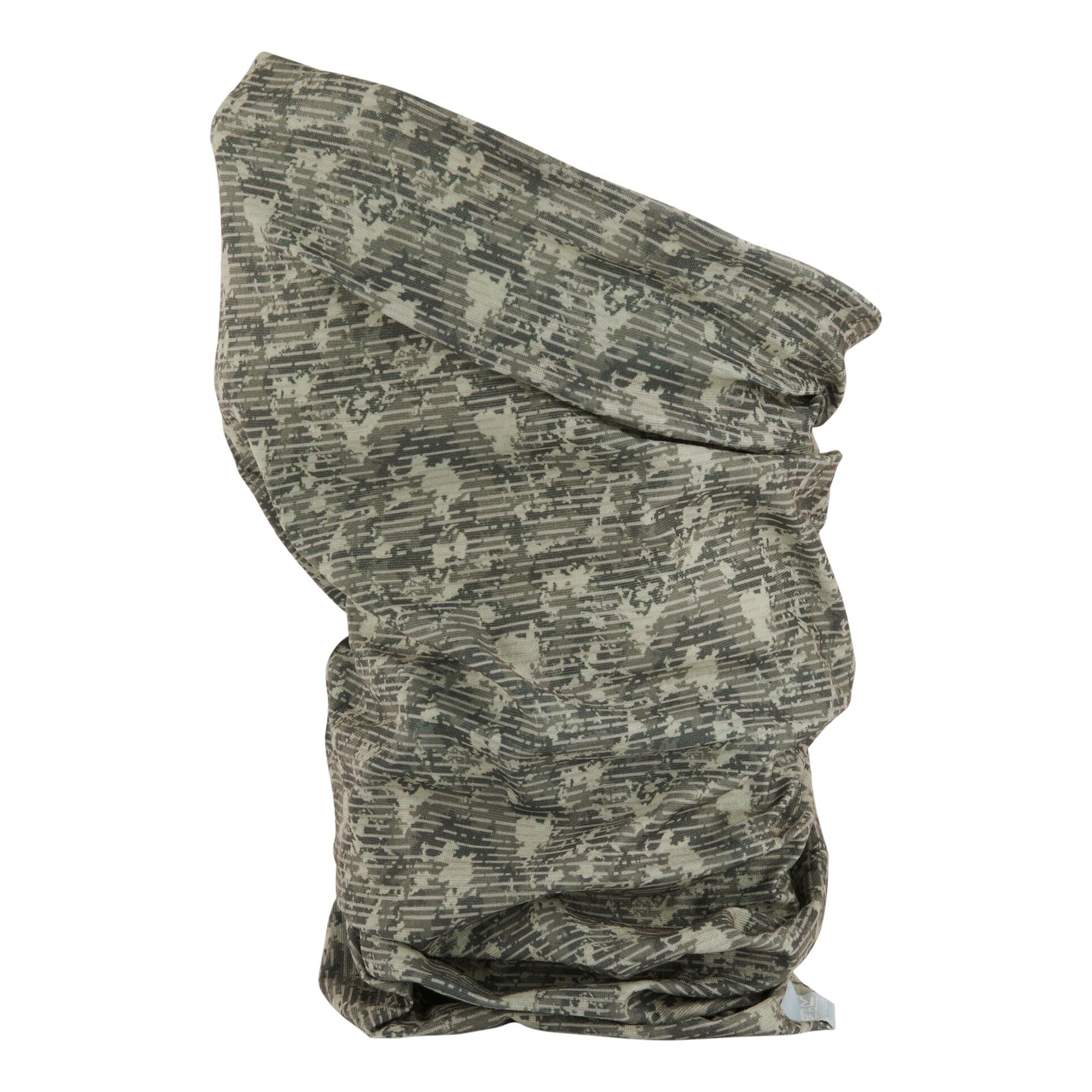 Dark Khaki-Light Sage - Front - Regatta Unisex Adult Multitube II Camo Scarf